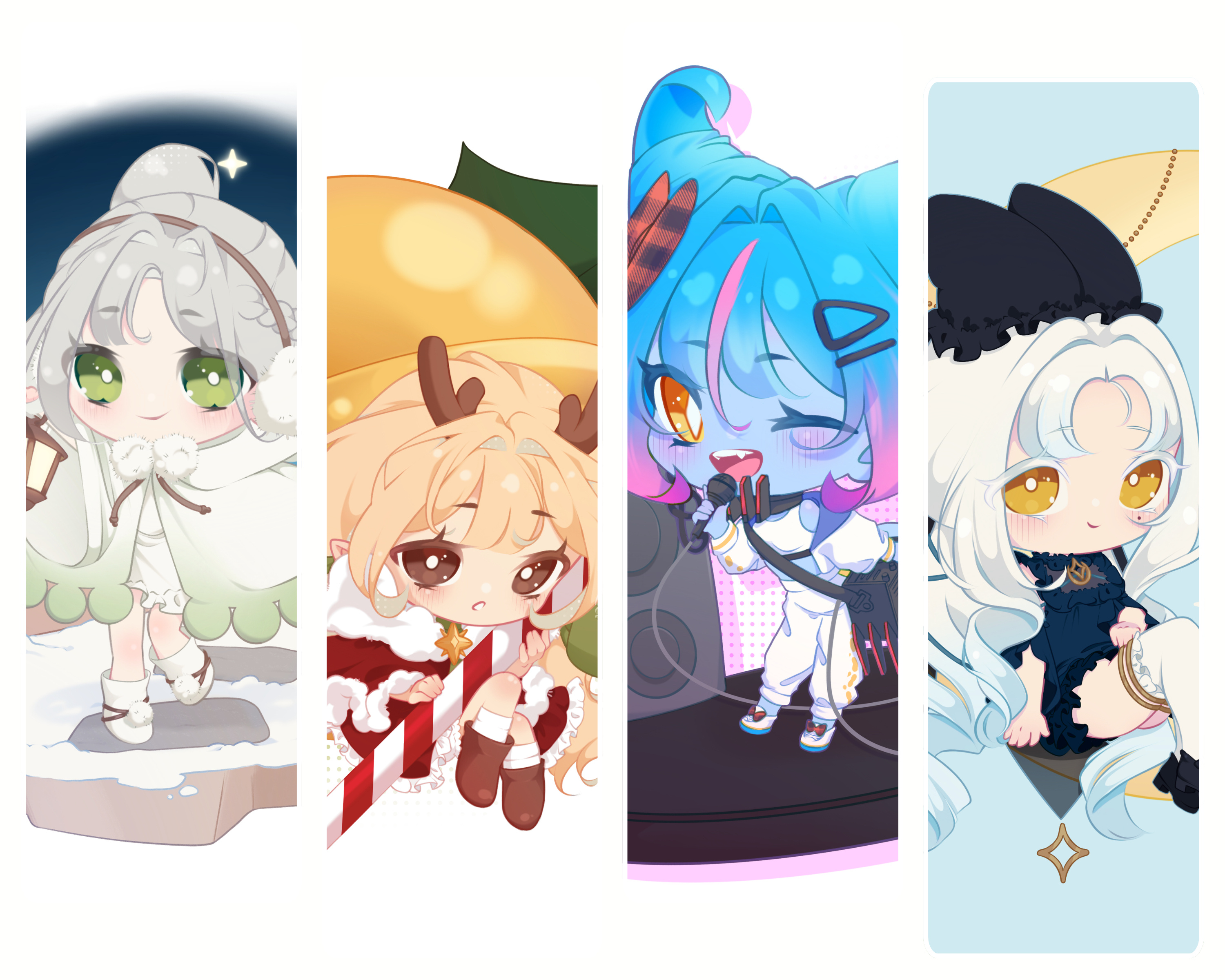 Chibi illustration samples